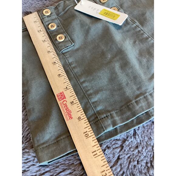 NWT copper key girls size 4 olive green fall mini skirt - Picture 7 of 9
